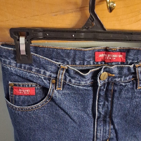 Relaxed Fit Denim Jeans, Jackpot Designer, Waist And Inseam 30 In. Baggy Fit. - Picture 2 of 14